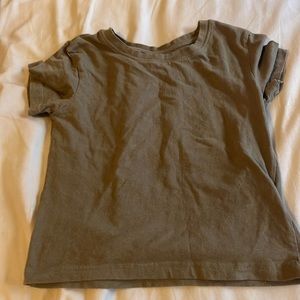 Aveto Dark Green Crop Top